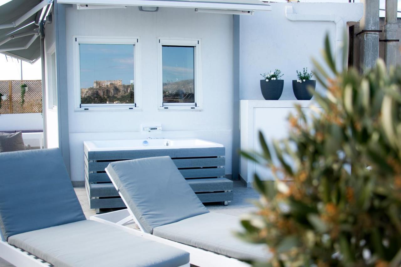 Private Jacuzzi & Acropolis View - The Loft Athen Eksteriør bilde